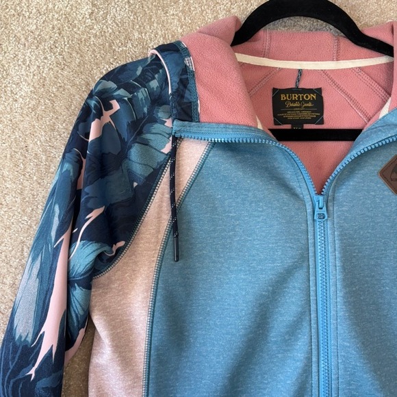 Burton Zip Up Sweatshirt Hoodie Size XS Outdoor Snowboard - Picture 2 of 7